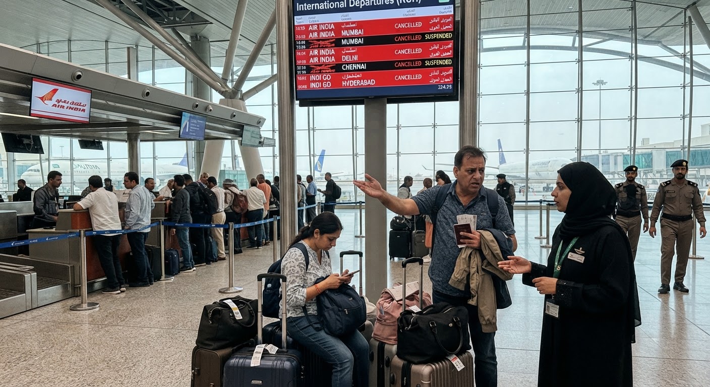 सुरक्षा कारणों से इंडिगो और एयर इंडिया समेत कई भारतीय एयरलाइंस ने सऊदी अरब की उड़ानें रद्द कीं