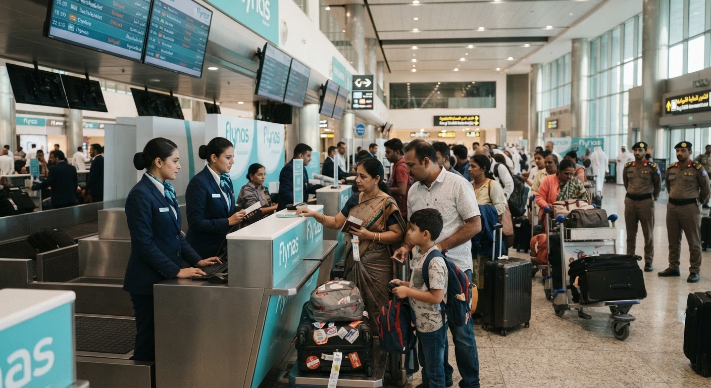 सऊदी अरब में उड़ानों के व्यवधान के बीच Flynas ने दम्माम और रियाद से भारत के लिए बढ़ाईं फ्लाइट्स