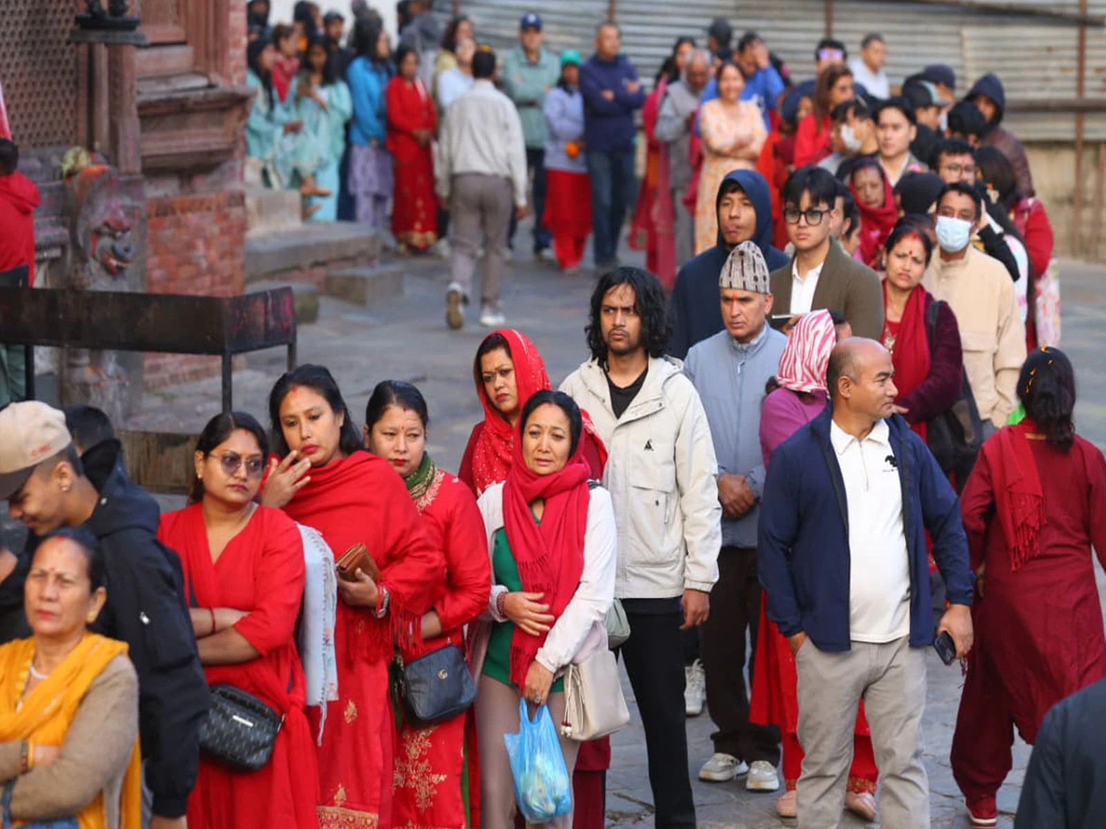 नेपाल के काठमांडू में साल में एक बार खुला तलेजु भवानी मंदिर, महानवमी पर दर्शन के लिए उमड़ी हजारों भक्तों की भीड़