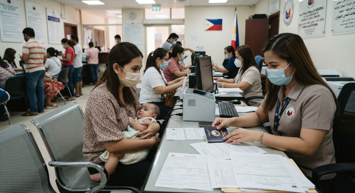 Philippine Consulate General in Dubai Issues Passport and Report of Birth Guide for Minors