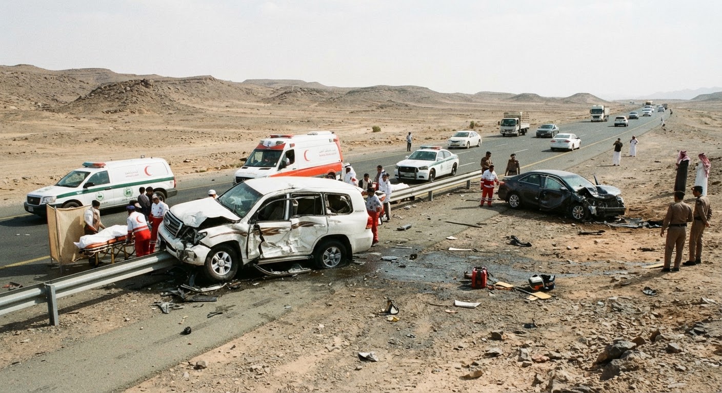 सऊदी अरब: Taif-Riyadh हाईवे पर भीषण सड़क हादसा, 5 महिला शिक्षकों समेत 6 की मौत