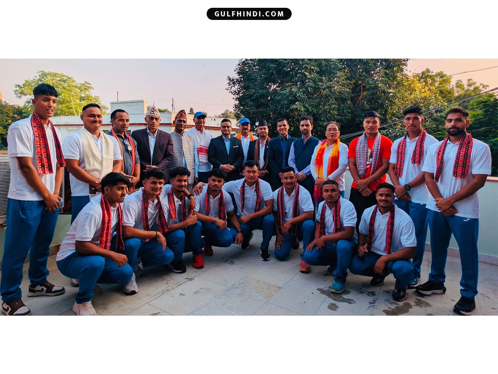 नेपाल एंबेसी ने एशियाई खेलों के लिए कबड्डी टीमों को दी विदाई, भारत में की थी खास तैयारी.