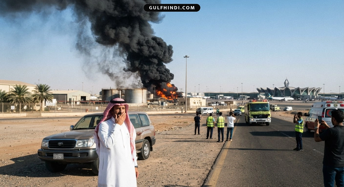 Riyadh Airport Fire: रियाद एयरपोर्ट के पास दिखा धुएं का गुबार, फ्लाइट्स पर असर