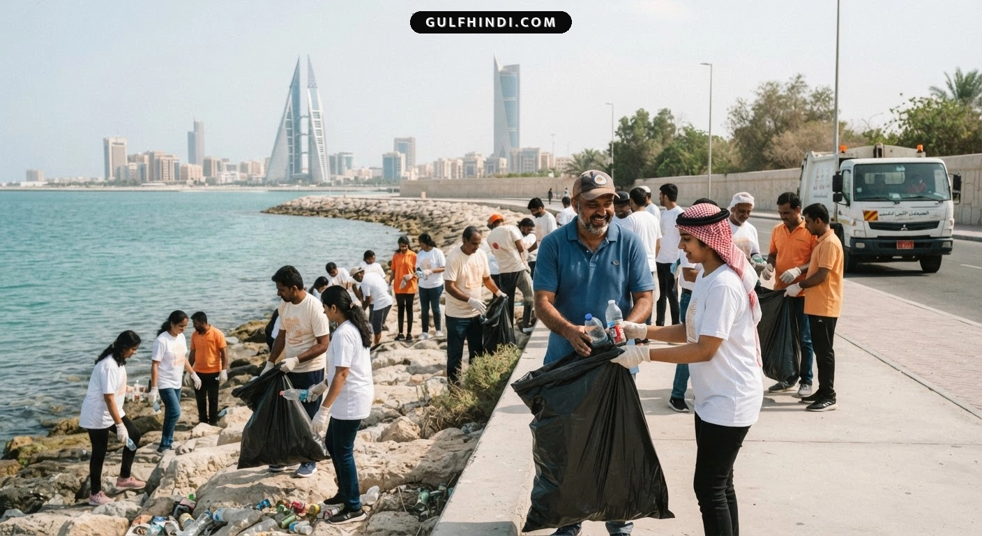 Gulf में भारतीय प्रवासियों का बड़ा अभियान, बहरीन से लेकर कुवैत तक सफाई और पेड़ लगाने का काम शुरू