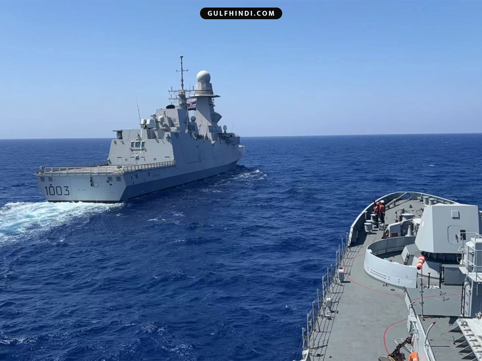INS Trishul का मिस्र दौरा हुआ पूरा, अलेक्जेंड्रिया पोर्ट पर नौसेना ने दिखाया दम.