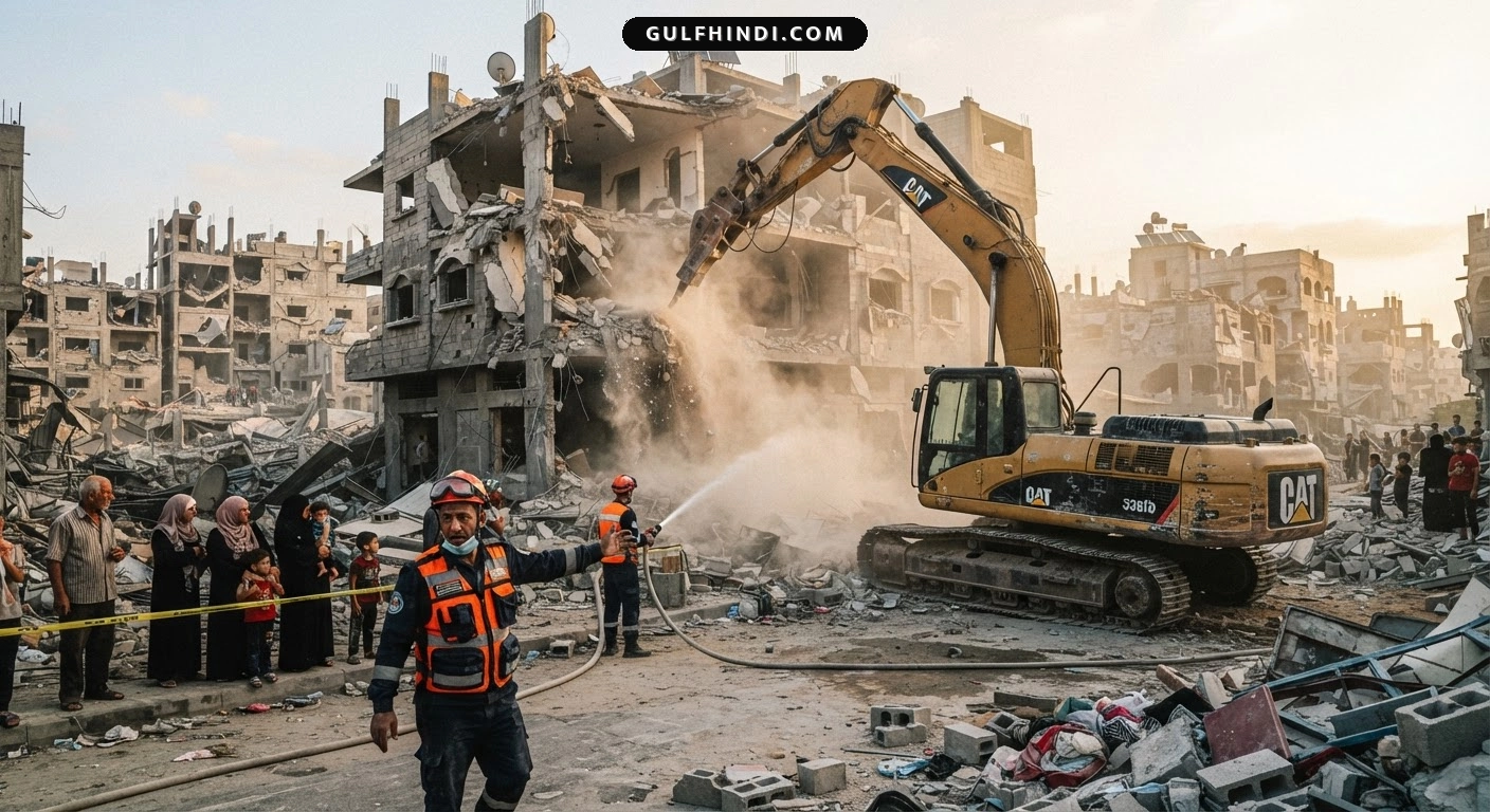 Gaza में बड़ा खतरा, सरकार ने 255 इमारतों को गिराने का किया इमरजेंसी प्लान तैयार।