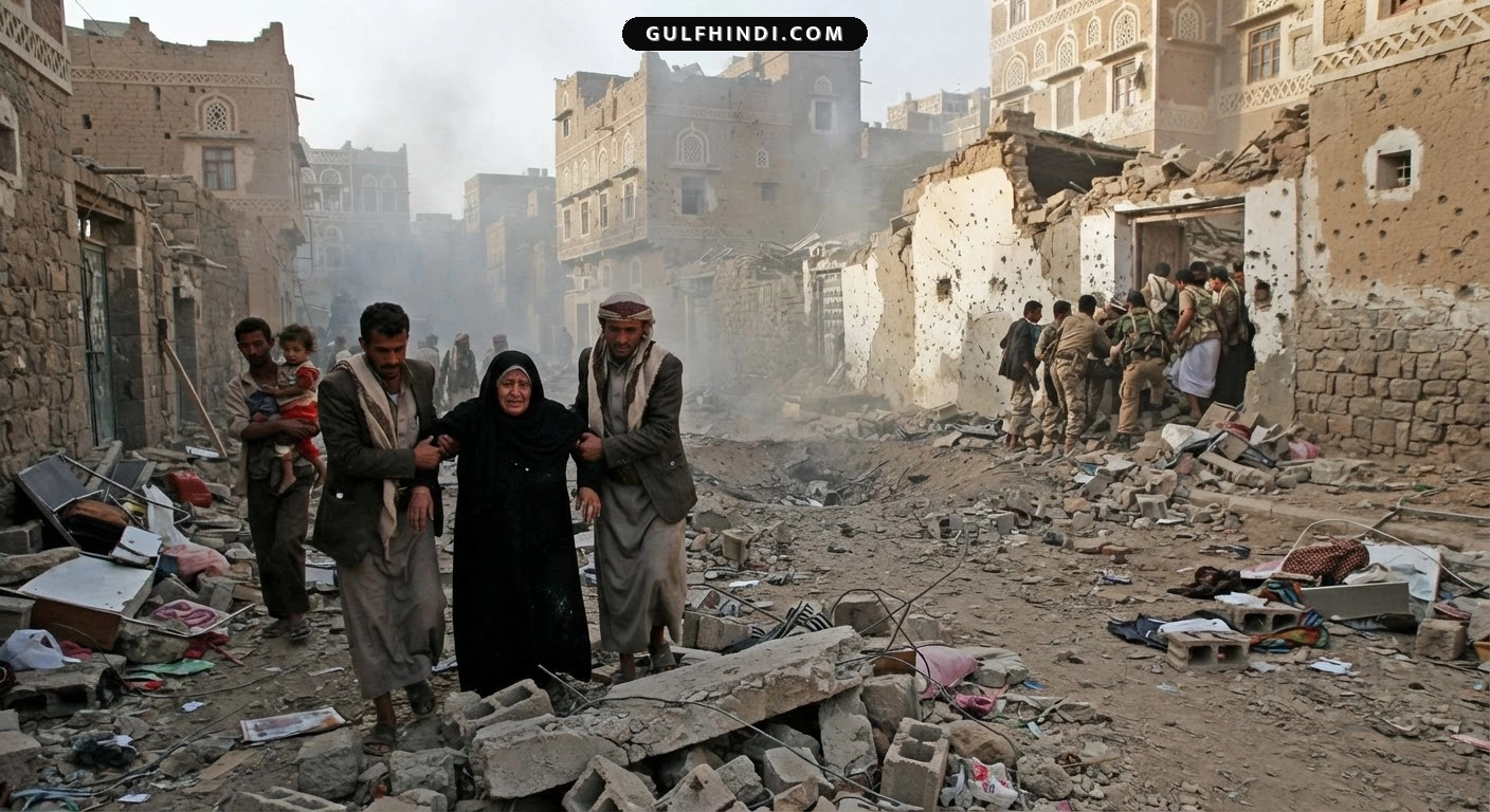 Yemen Crisis: यमन में भयंकर जंग और एयरस्ट्राइक, दो दिन में 154 लोगों की मौत से मचा हड़कंप