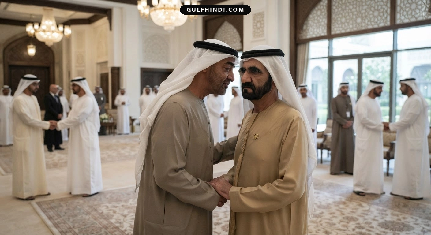 UAE में शोक की लहर, शेख अहमद के निधन पर राष्ट्रपति और दुनिया भर के नेताओं ने दी श्रद्धांजलि।
