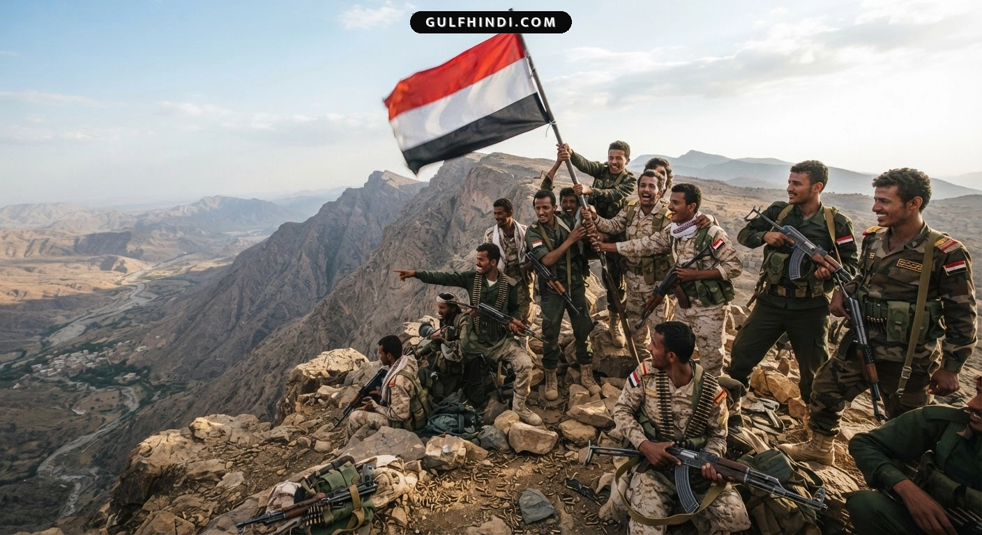 Yemen News: यमीनी सरकारी सेना ने लाहिज में किया बड़ा कब्जा, माउंटेन नुमान पर लहराया झंडा.
