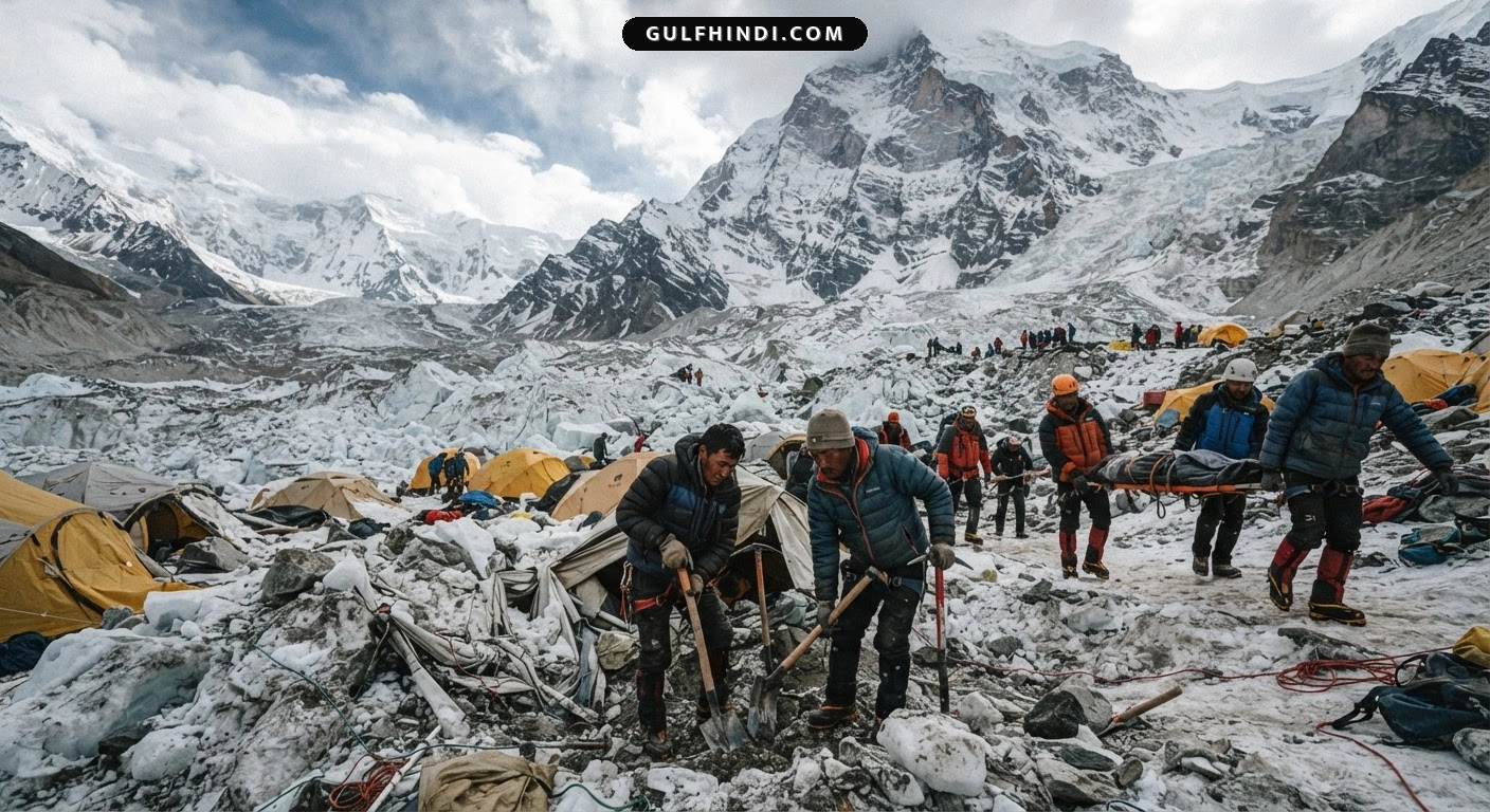 नेपाल के हिमलूंग हिमाल में भीषण हिमस्खलन, 4 की मौत, 12 लापता