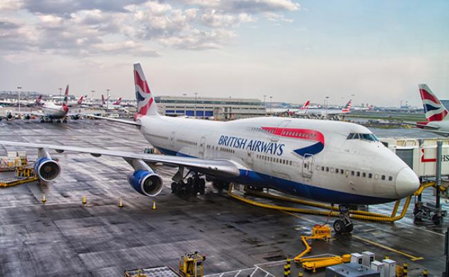 British Airways plane 600x370px