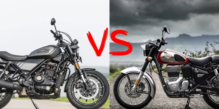 Harley X440 vs Classic 350