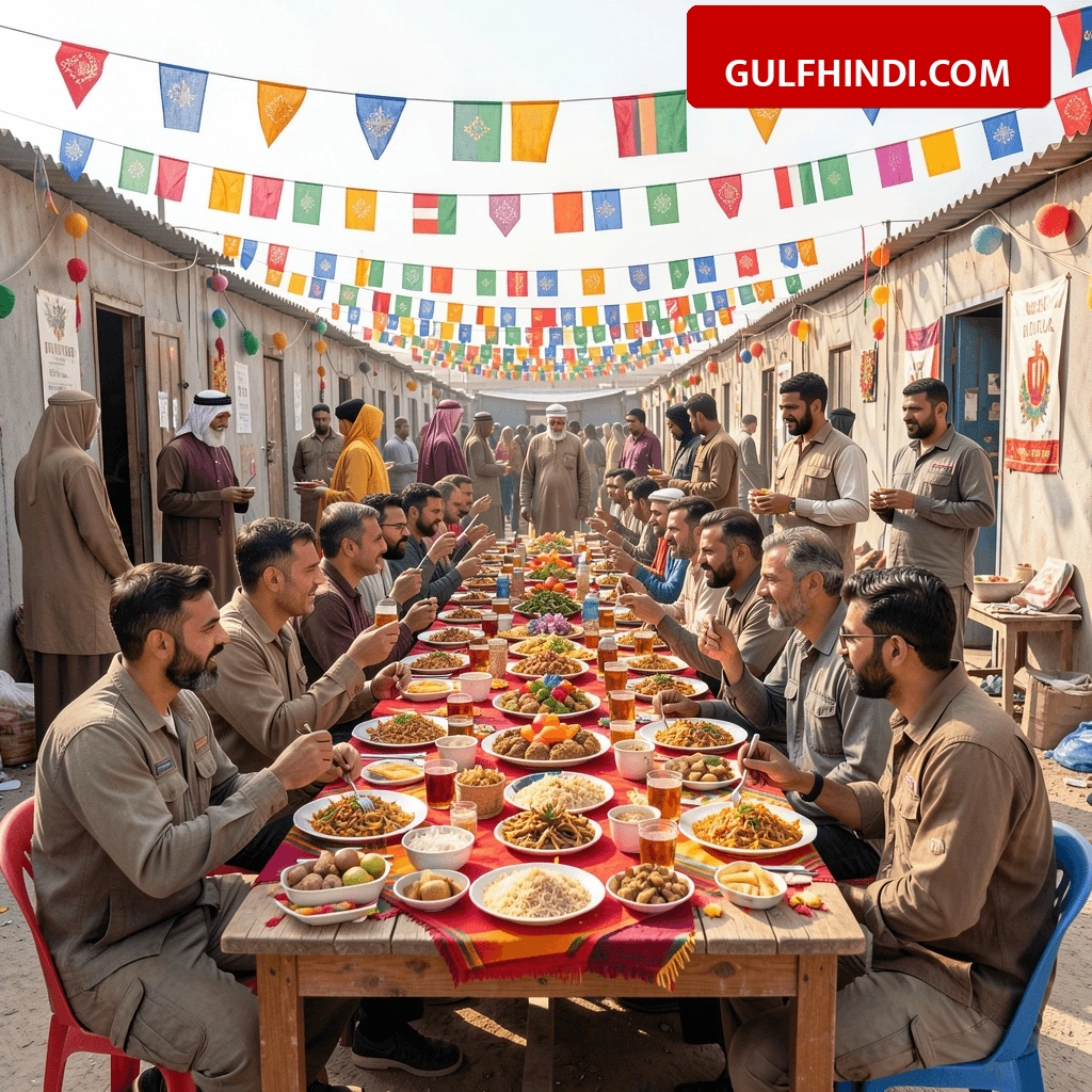 Dubai Police ने ईद पर प्रवासियों को दिया बड़ा तोहफा, 30,000 से ज्यादा मजदूरों के साथ मनाया जश्न.
