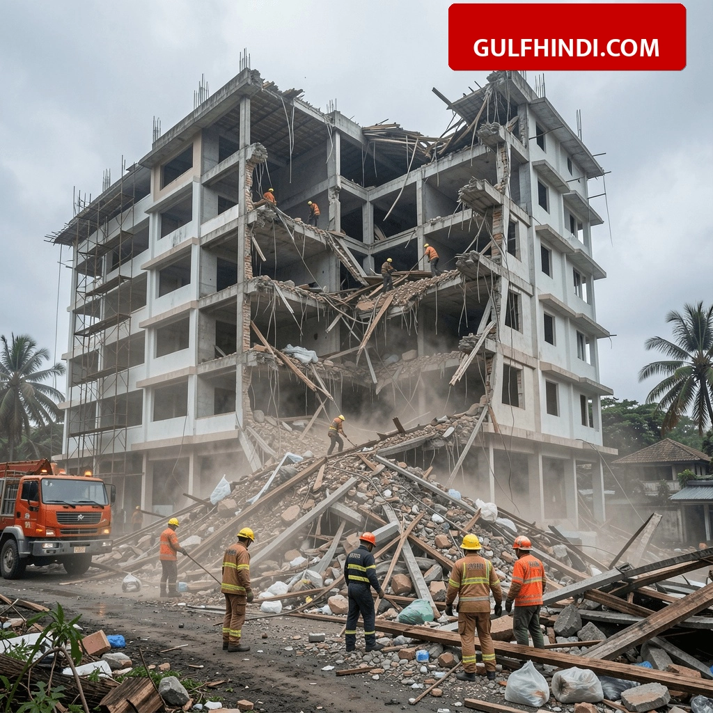 Philippines Building Collapse: फिलीपींस में ढही निर्माणाधीन इमारत, 4 की मौत के बाद रेस्क्यू ऑपरेशन बंद, 16 लोगों के दबे होने की आशंका.