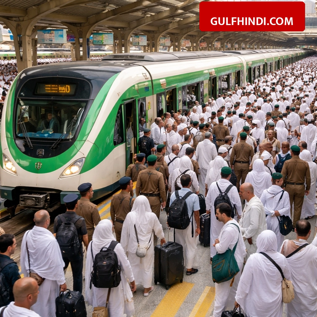 Saudi Arabia Hajj Metro: सऊदी अरब में अल-मशायर मेट्रो का सफर शुरू, अब बिना किसी झंझट के 20 लाख हाजी कर सकेंगे सफर.