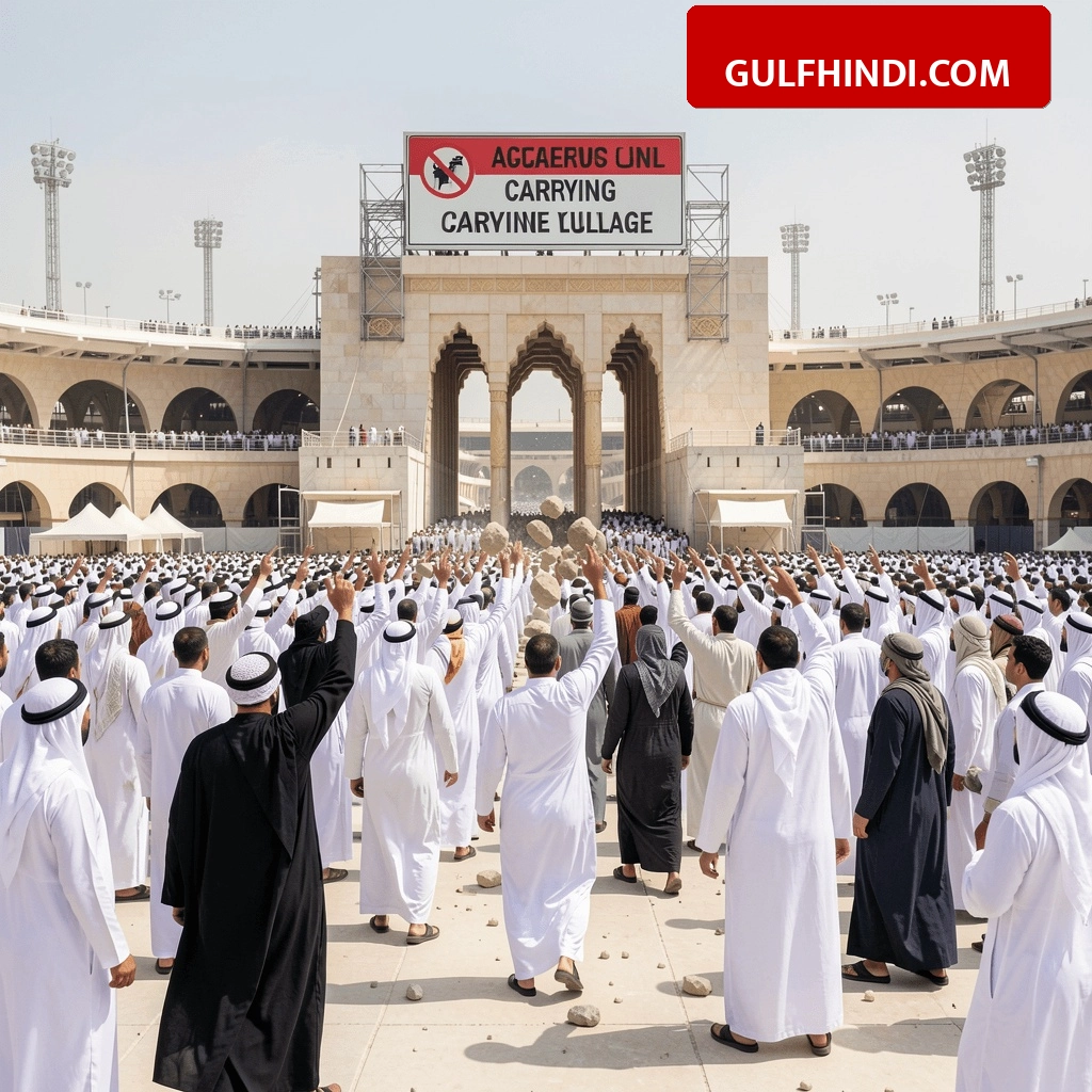 Saudi Arabia Hajj Rules: सऊदी अरब का नया फरमान, हज्ज यात्रियों को जकरात में कंकड़ मारते समय सामान ले जाने की मनाही