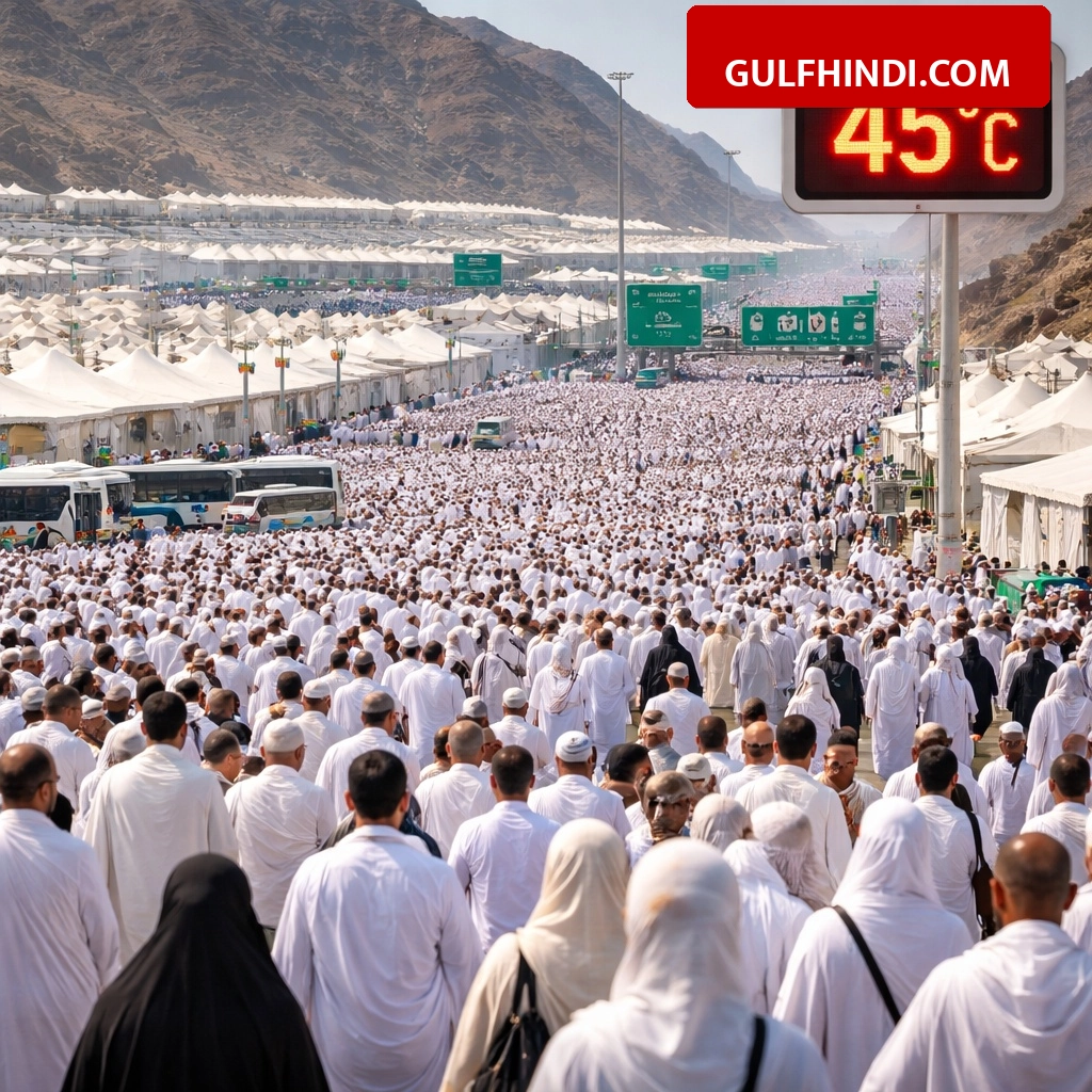 Saudi Arabia Hajj 2026: मीना पहुंचे लाखों जायरीन, बिना परमिट नहीं मिलेगी एंट्री, मौसम विभाग ने 45 डिग्री तापमान को लेकर किया सचेत.