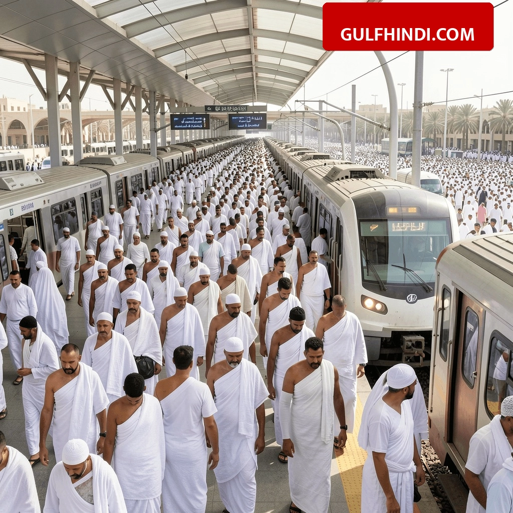 Saudi Arabia Hajj Update: सऊदी अरब में पवित्र मेट्रो ने किया कमाल, मुजदलिफा से मीना तक 3.5 लाख से अधिक हाजियों का सफर हुआ आसान
