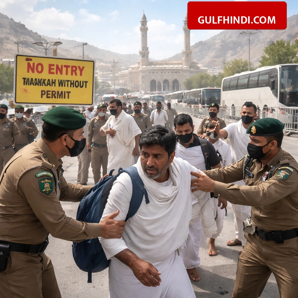 Saudi Arabia Hajj Rules: बिना परमिट मक्का में घुसने की कोशिश पड़ी भारी, पकड़े गए प्रवासियों पर लगेगा 10 साल का बैन और जुर्माना