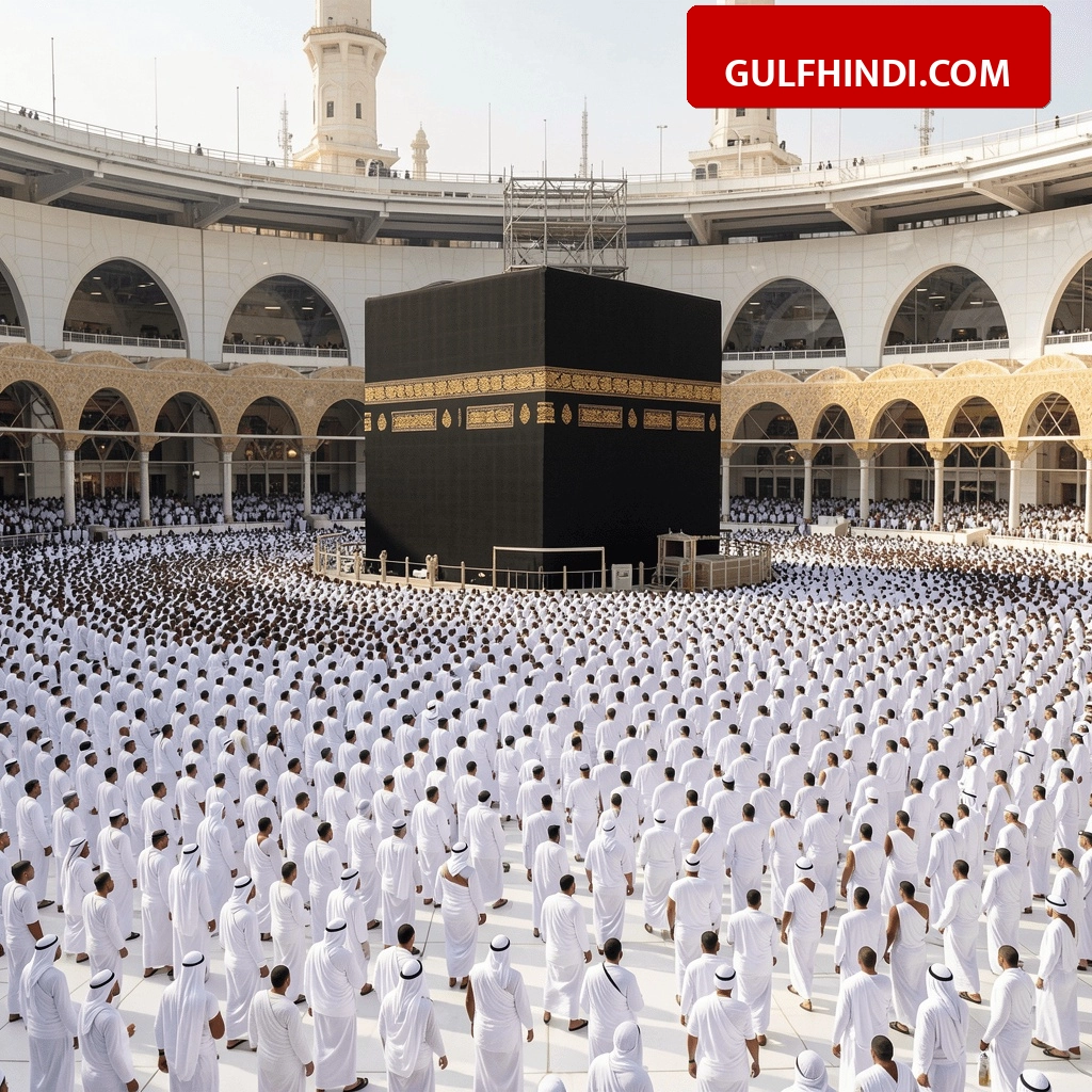 Saudi Arabia Tawaf Update: ईद अल-अधा पर काबा के चारों तरफ उमड़ी भारी भीड़, बेहतरीन इंतजामों ने जीता लोगों का दिल