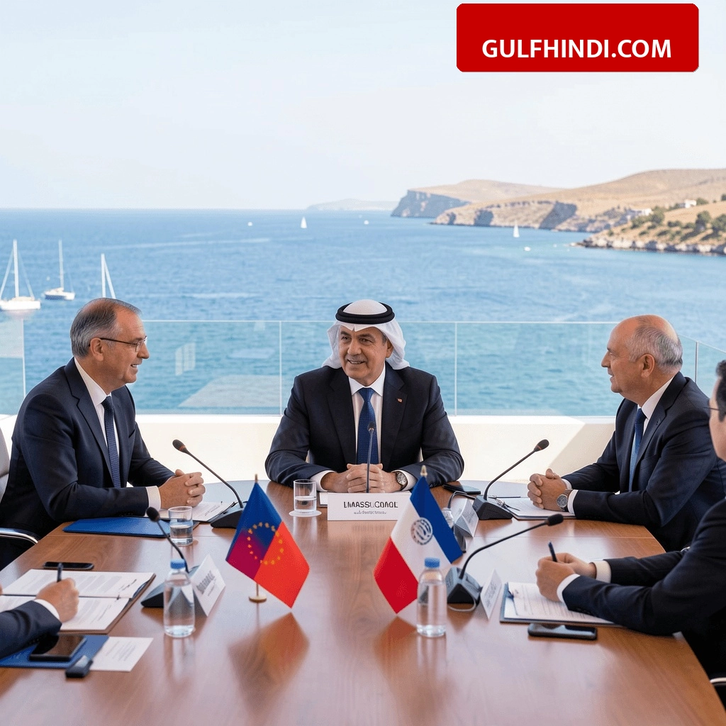 Saudi Arabia Cyprus Meeting: सऊदी विदेश मंत्री पहुंचे साइप्रस, फ्रांस, बेल्जियम और फिनलैंड के मंत्रियों से मिलकर की बड़ी बैठक.