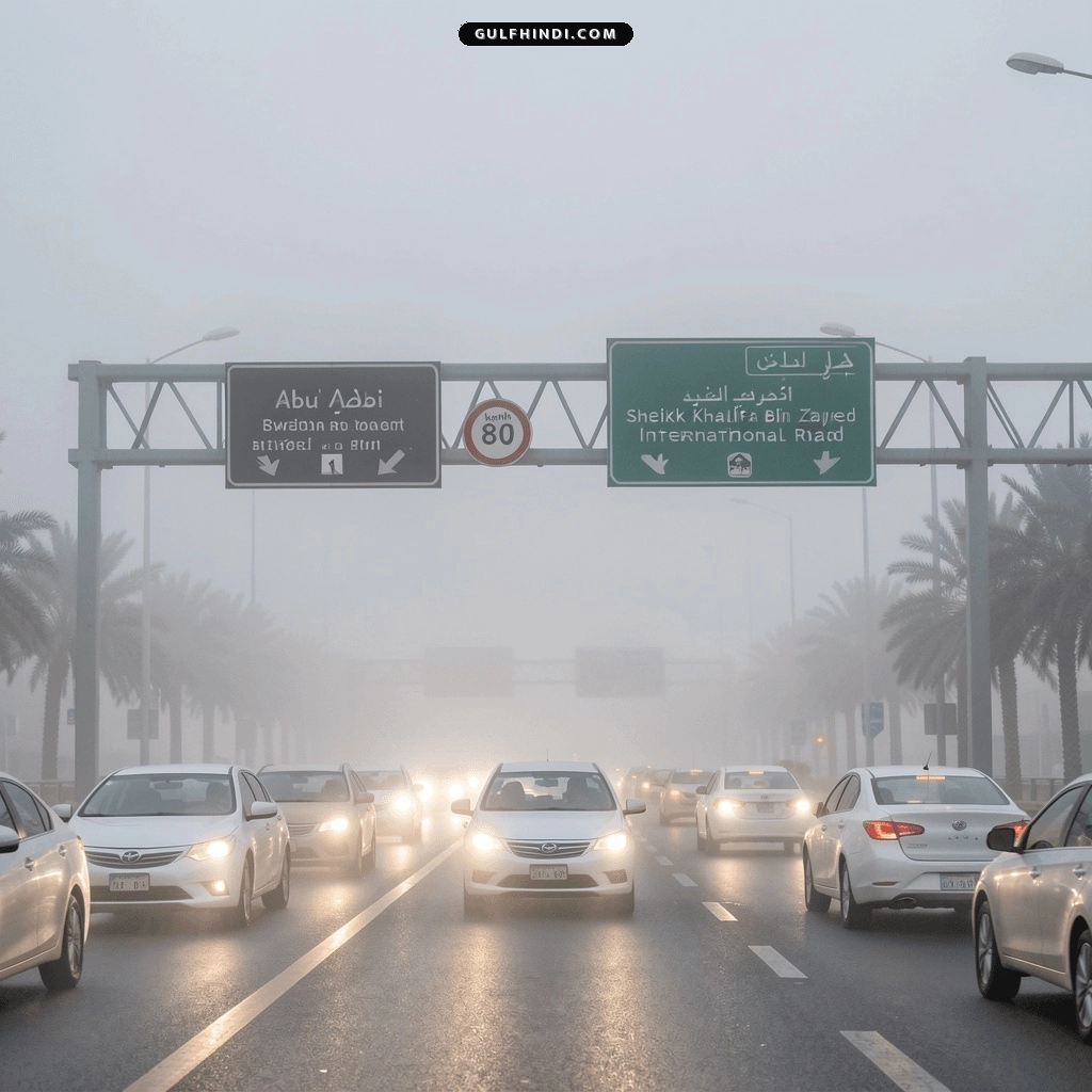 Abu Dhabi Fog Alert: स्वेहान और शेख खलीफा रोड पर घटाई गई स्पीड लिमिट, अब 80 km/h की रफ्तार का पालन करना होगा जरूरी