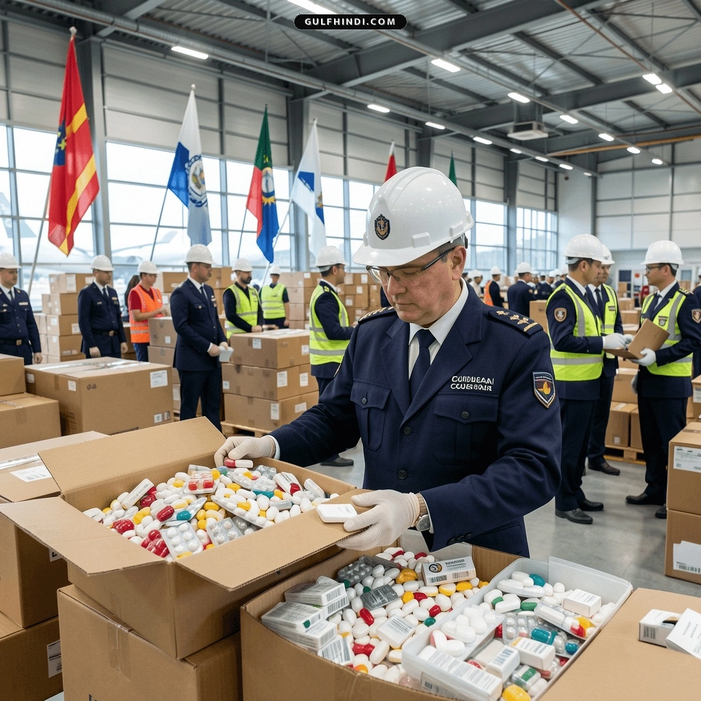 Dubai Customs की बड़ी कार्रवाई, एशिया से अफ्रीका जा रही 1.332 टन नशीली दवाइयां पकड़ी गईं