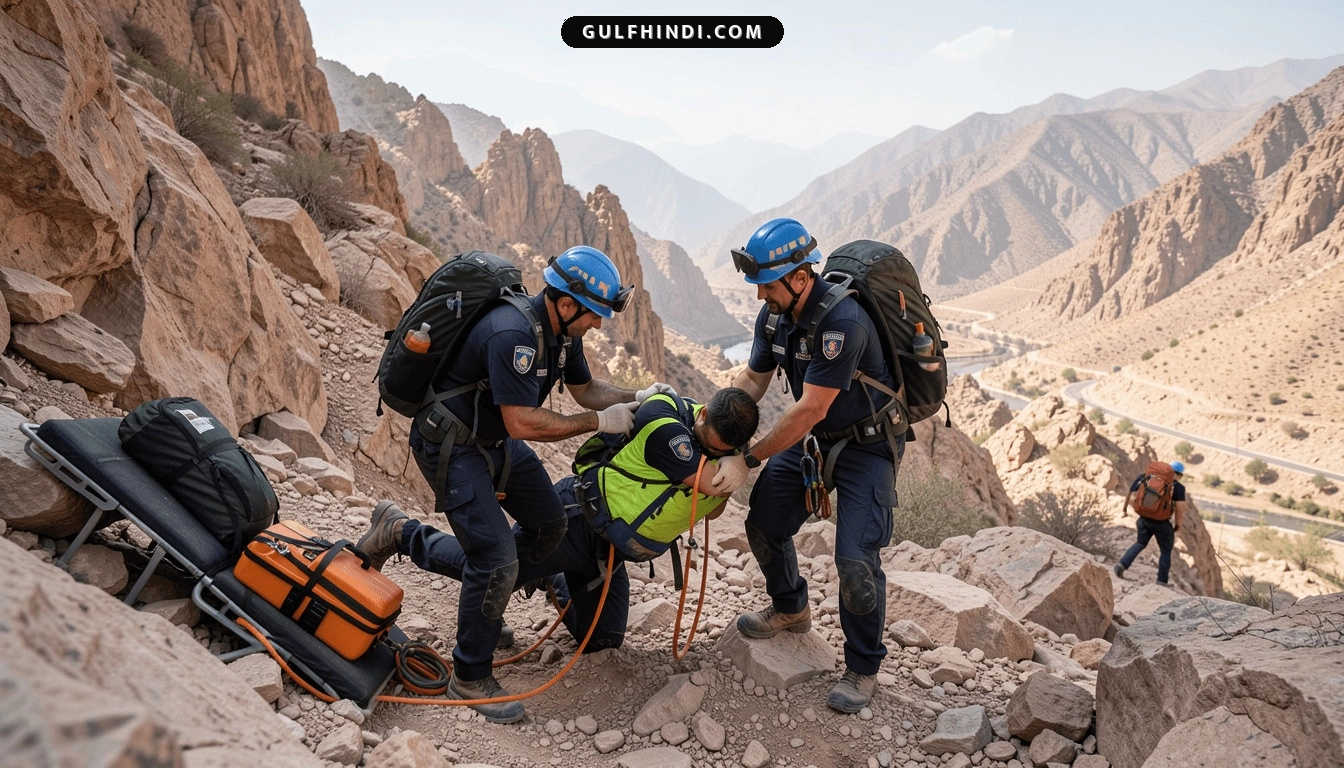 Dubai Rescue: हट्टा के पहाड़ों में फंसे शख्स को दुबई पुलिस ने बचाया, दो दिन तक चला बड़ा सर्च ऑपरेशन