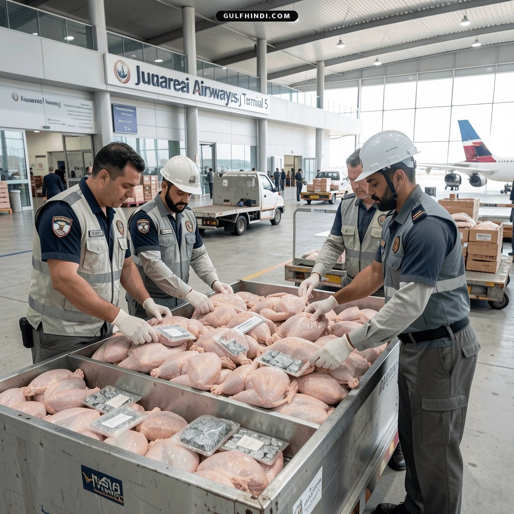 Kuwait Customs: फ्रोजन चिकन में छिपाकर लाया जा रहा था ड्रग्स, एयरपोर्ट पर पकड़ा गया बड़ा जखीरा