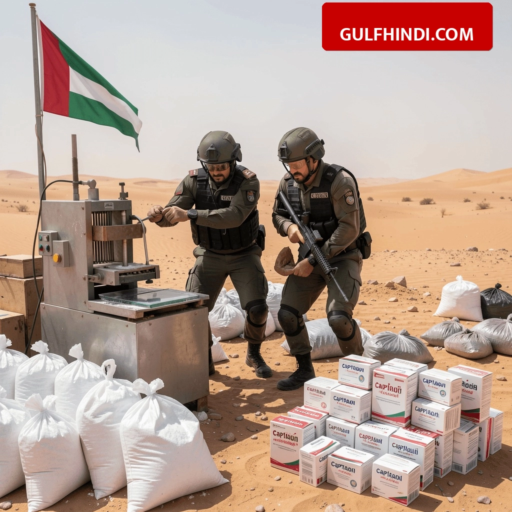 Kuwait में चल रही थी ड्रग्स की गुप्त फैक्ट्री, पुलिस ने पकड़ा 5 लाख दीनार का माल, दो गिरफ्तार