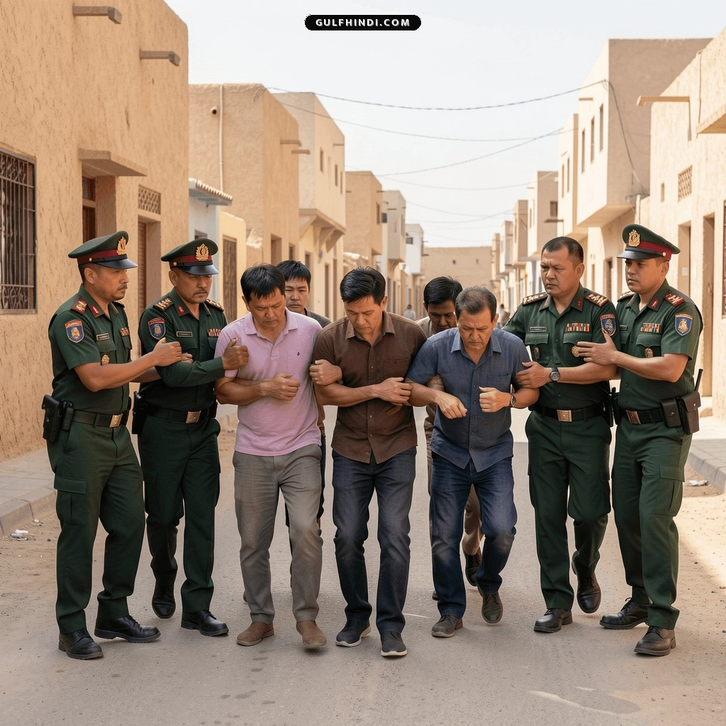 Oman Police Action: बहला में बिजली के तार चोरी करने वाले 7 एशियाई नागरिक गिरफ्तार, इलाके की बिजली सेवा हुई ठप