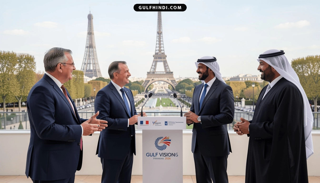 Paris में Gulf Vision 2026 फोरम का आयोजन, फ्रांस और खाड़ी देशों के बीच मजबूत होंगे आर्थिक रिश्ते