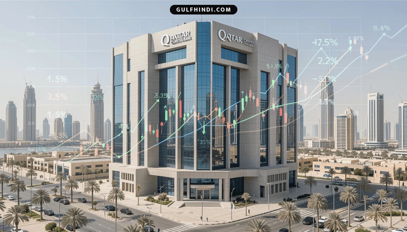 Qatar Central Bank Update: कतर सेंट्रल बैंक ने ब्याज दरों को रखा बरकरार, लोन और डिपॉजिट की दरों में कोई बदलाव नहीं