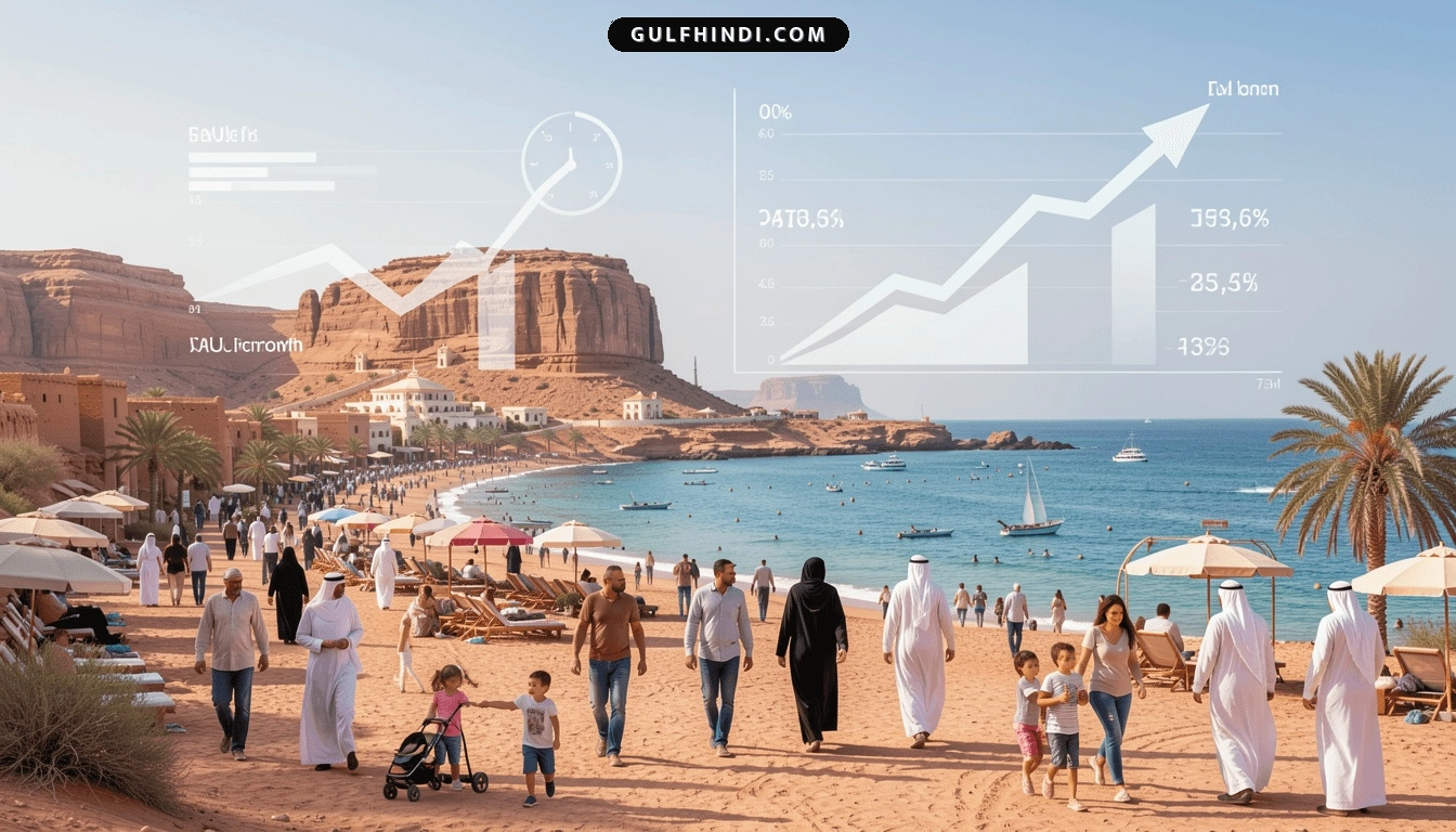 Saudi Tourism Update: सऊदी अरब में पर्यटकों की रिकॉर्ड भीड़, खर्च हुए 304 अरब रियाल, सरकार ने जारी की रिपोर्ट