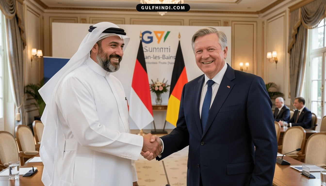 UAE President और जर्मनी के चांसलर की मुलाकात, G7 समिट के दौरान विकास और मिडिल ईस्ट पर हुई चर्चा