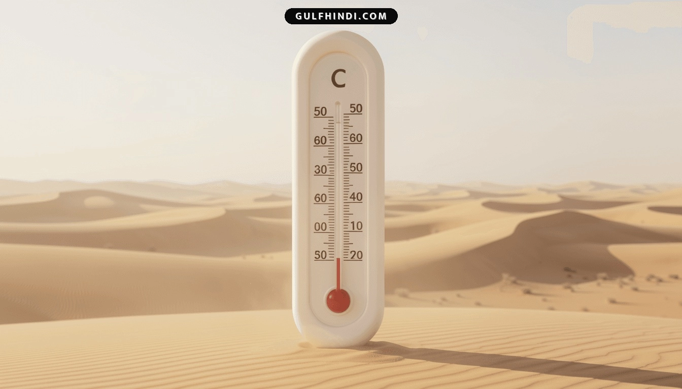 UAE Weather Alert: अल ऐन में पारा 49.4 डिग्री पहुँचा, दोपहर के समय काम करने पर सरकार ने लगाया बैन