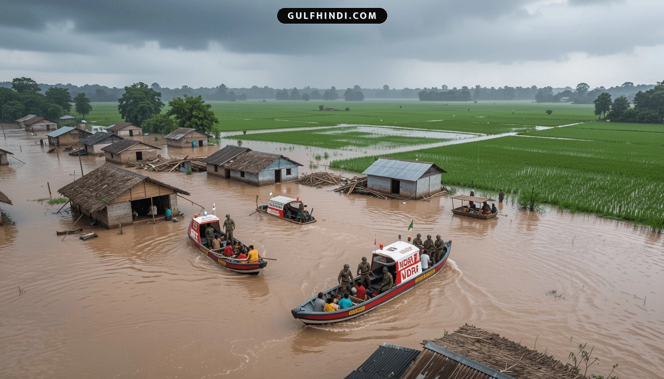 Assam Floods: असम में भारी बारिश और बाढ़ का कहर, 47 लोगों की मौत और हज़ारों लोग बेघर