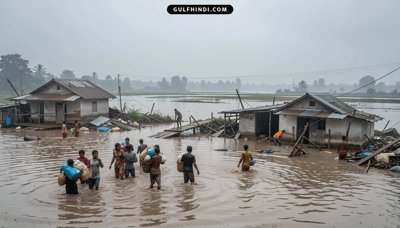 Bangladesh में भीषण बाढ़ का कहर: 54 लोगों की मौत, 11 लाख से ज्यादा लोग घर छोड़ने को मजबूर