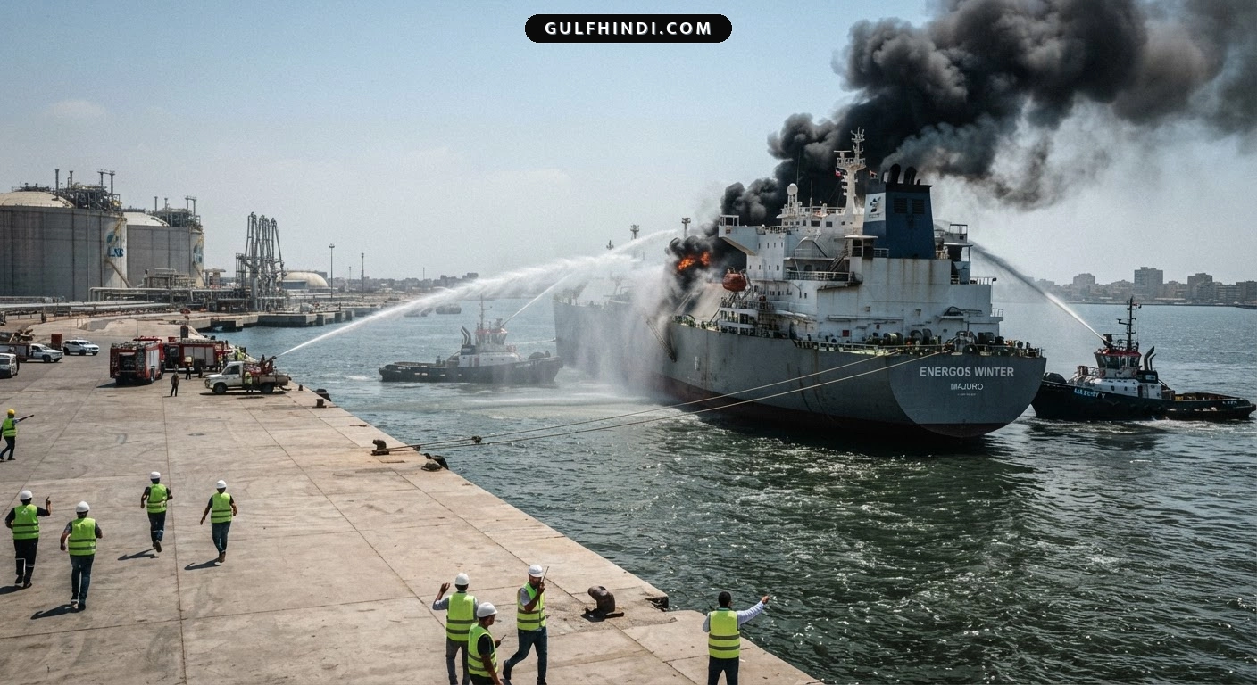 Egypt LNG Facility Attack: मिस्र के दमीता पोर्ट पर ड्रोन हमला, दो जहाजों में लगी भीषण आग