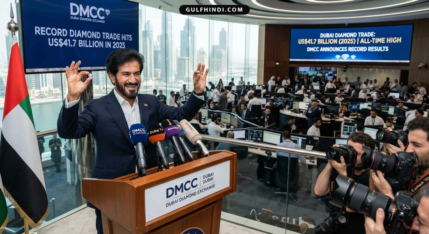 Dubai Diamond Trade: दुबई में हीरों के व्यापार ने तोड़ा रिकॉर्ड, 2025 में 41.7 अरब डॉलर का हुआ कारोबार