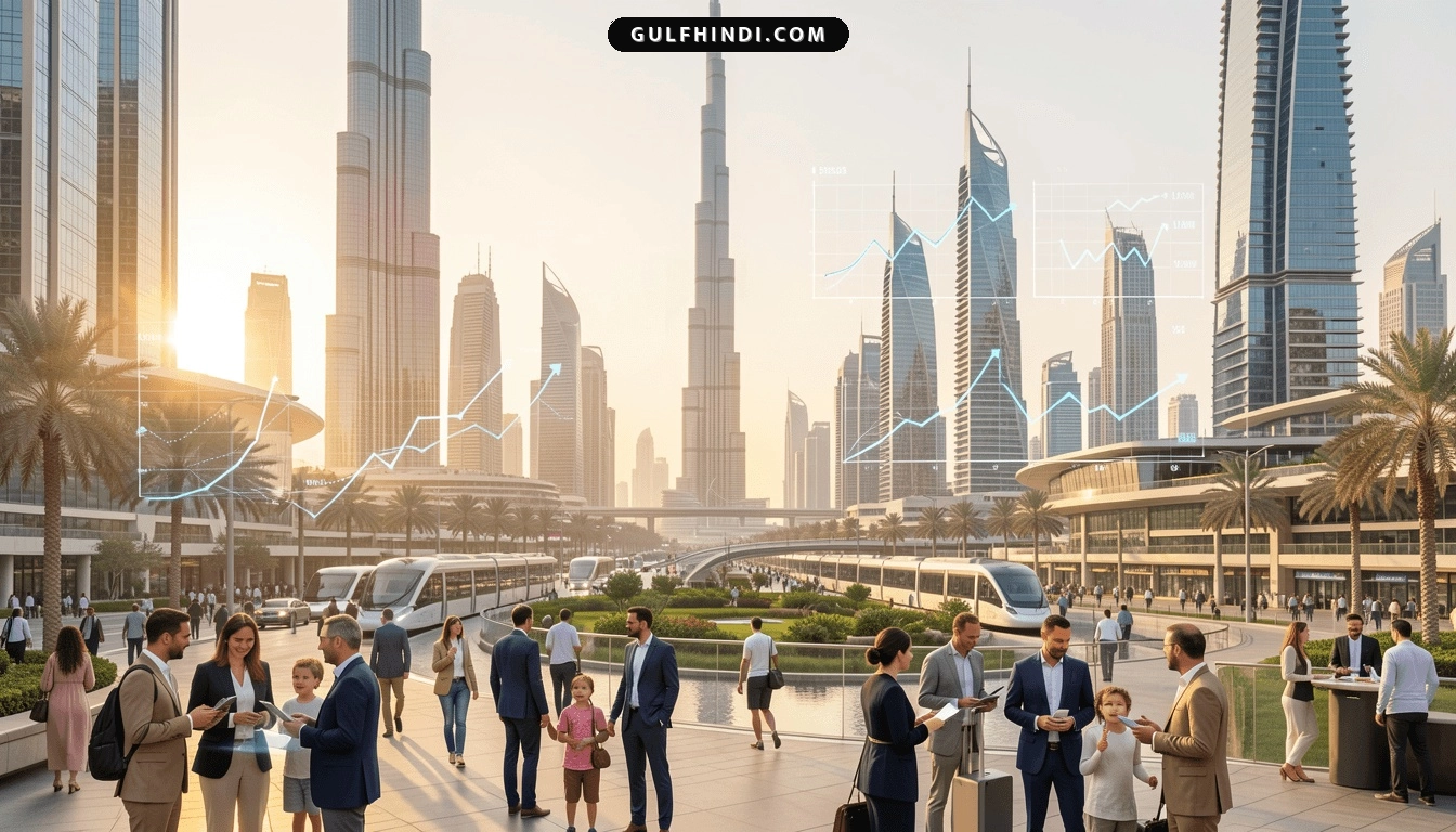 Dubai की आबादी में भारी उछाल, सरकार ने आंकड़ों को सटीक बनाने के लिए शुरू किया नया प्रोग्राम.