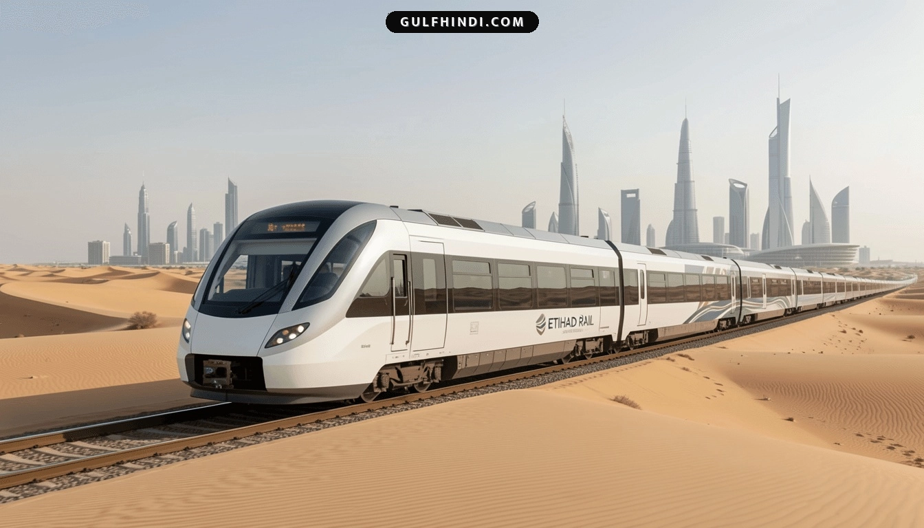 Etihad Rail Update: UAE में शुरू हुई पैसेंजर ट्रेन, अबू धाबी और फ़ुज़ैरह के बीच अब कम समय में होगा सफर