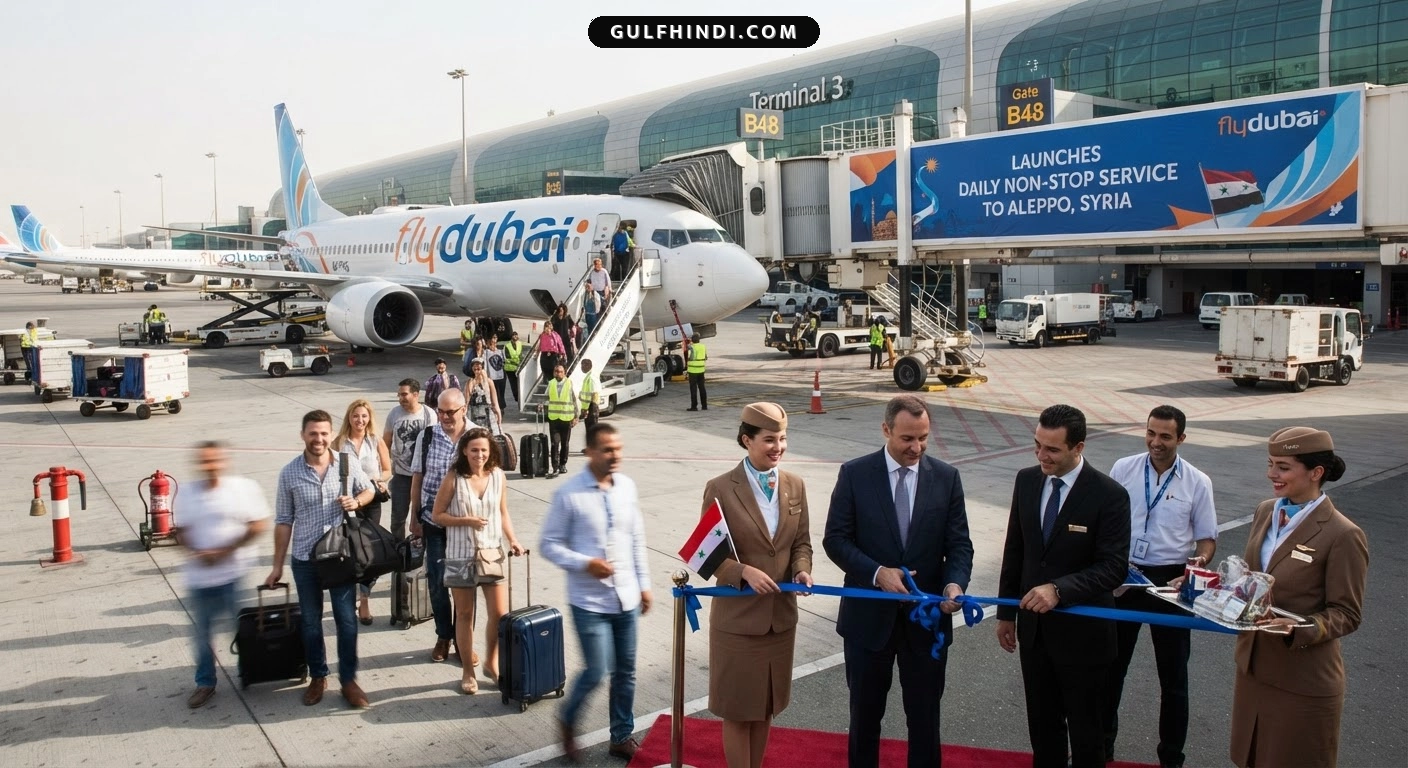 Flydubai की नई सर्विस शुरू, दुबई से सीधे अलेप्पो के लिए अब हर दिन उड़ान