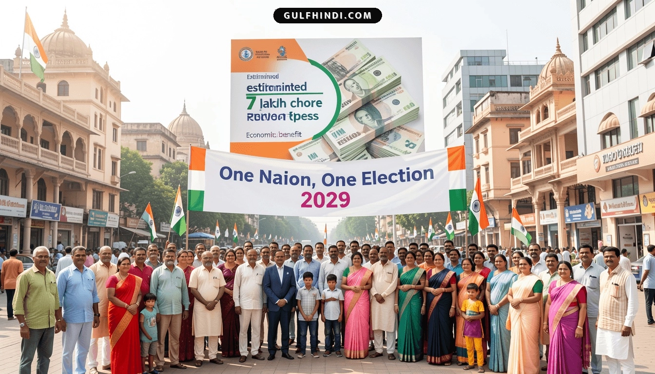 भारत सरकार का बड़ा प्लान, 2029 तक लागू होगा ‘वन नेशन वन इलेक्शन’, बचेंगे 7 लाख करोड़ रुपये