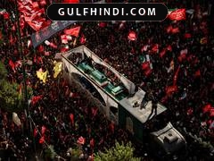 ईरान: पूर्व सुप्रीम लीडर खमनेई का जनाज़ा पहुँचा मश्हद, अमेरिका और इसराइल के हमले के बाद हुआ अंतिम संस्कार