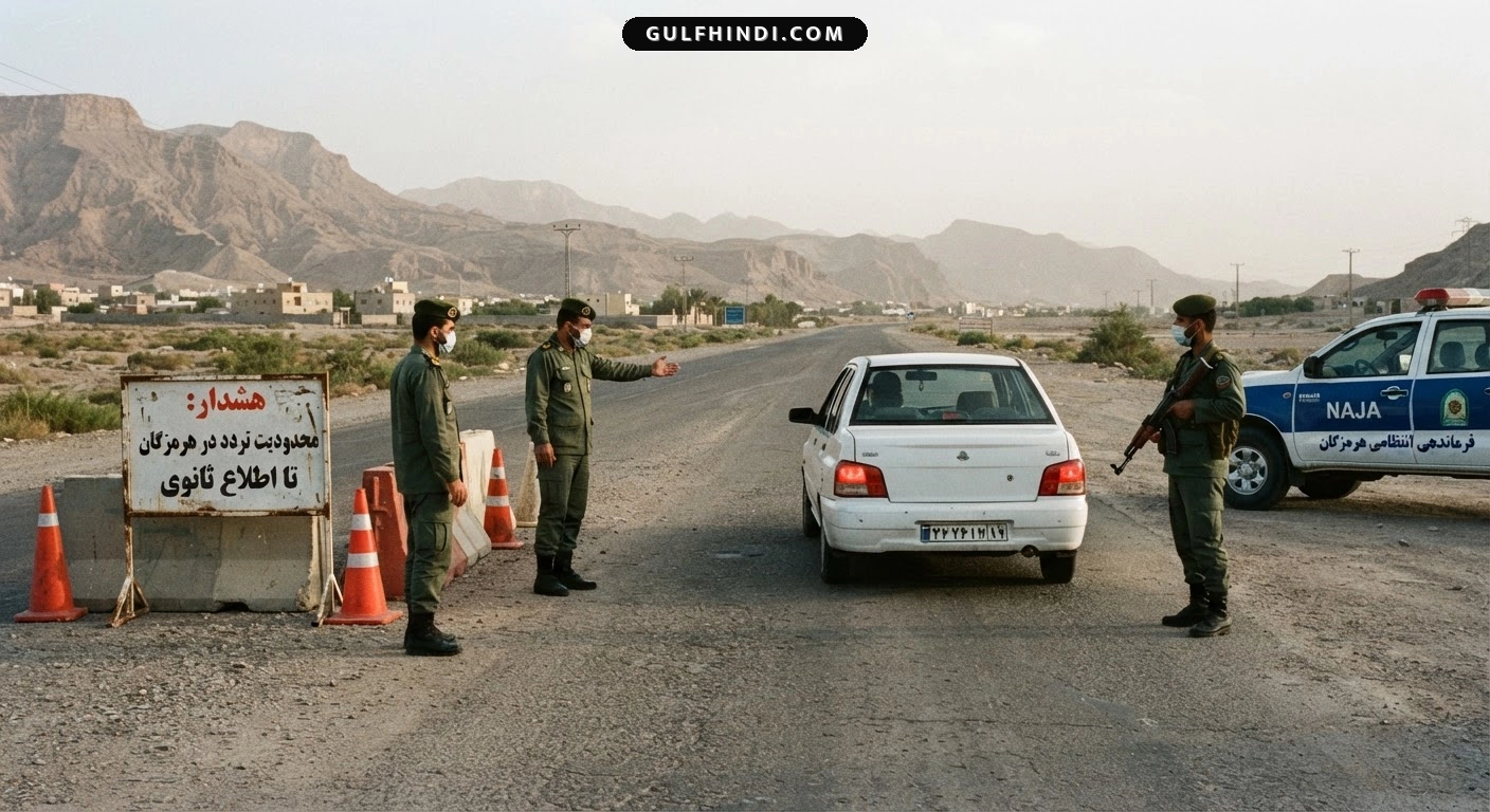 Iran News: Hormozgan में बढ़ा तनाव, स्थानीय प्रशासन ने लोगों को सड़क यात्रा न करने की दी चेतावनी।