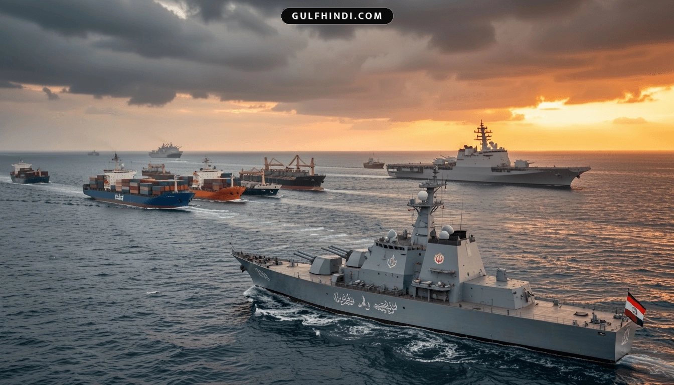 Strait of Hormuz: ईरान ने जारी की चेतावनी, कहा हमारे तय रास्तों से ही गुजरेंगे जहाज