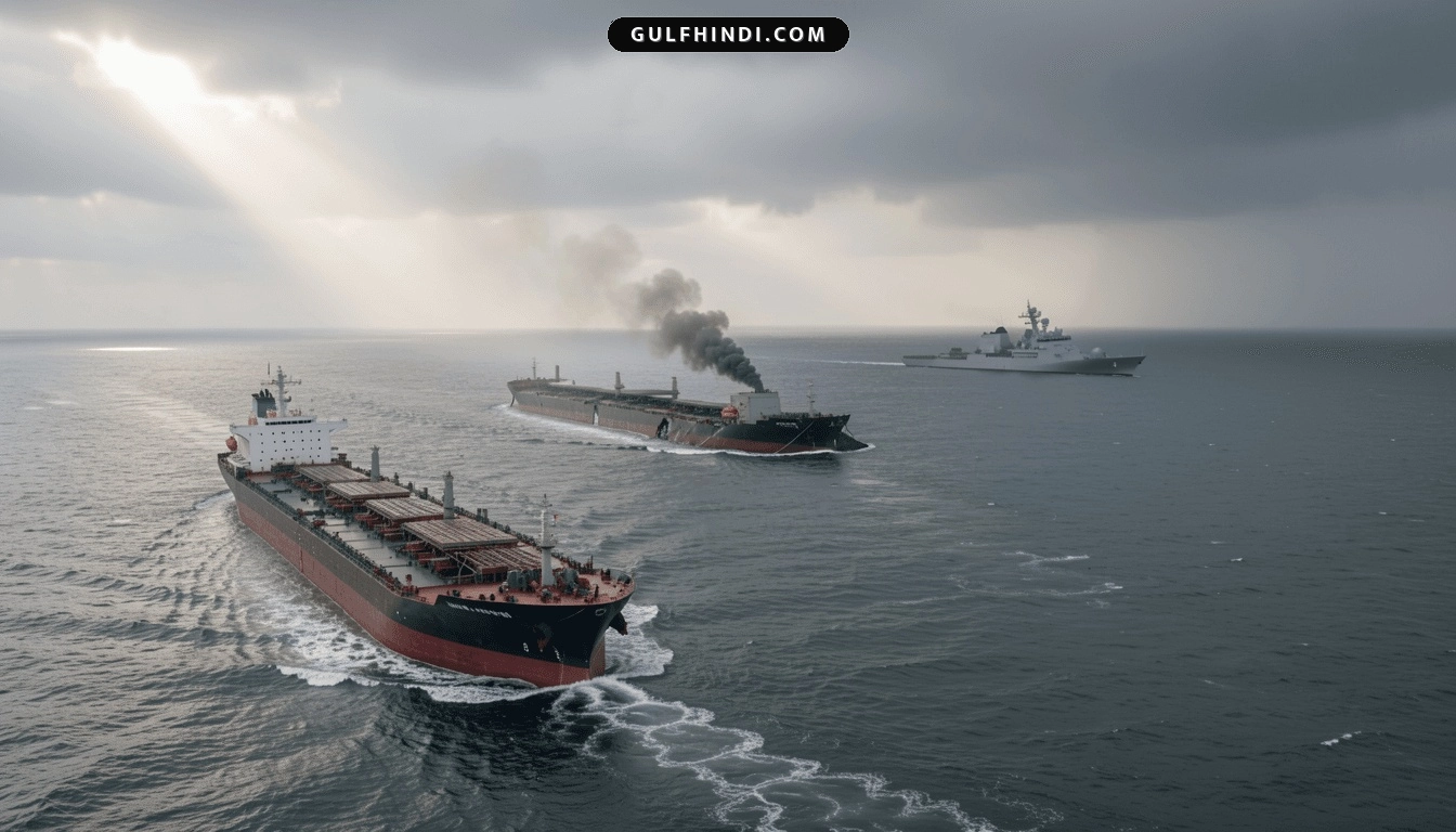 Strait of Hormuz में फिर बढ़ा तनाव, IRGC ने शिपिंग कंपनियों को दी चेतावनी और अमेरिका पर लगाया आरोप