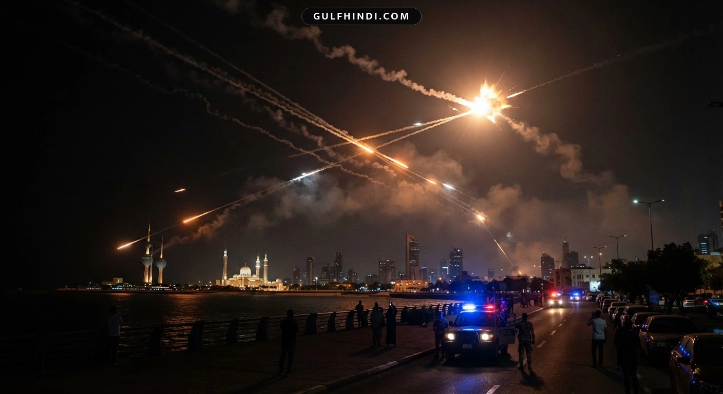 Kuwait और Bahrain में ईरान का हमला, सायरन बजने से मची अफरातफरी, US ठिकानों को बनाया निशाना.