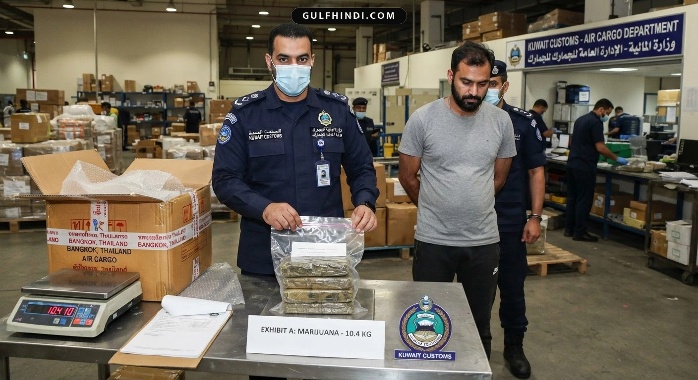 Kuwait News: थाईलैंड से नशीला पदार्थ लाने की कोशिश नाकाम, भारतीय नागरिक गिरफ्तार